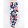 Casual Loose Flower Printed Women Pants