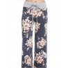 Casual Loose Flower Printed Women Pants