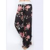 Casual Loose Flower Printed Women Pants