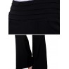 Black High Waist Wide Leg Flare Pants