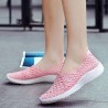 Women Hollow Out Casual Slip On Knitting Outdoor Shoes