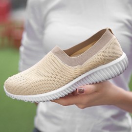 Women Sneakers Shoes Mesh Breathable Slip On Casual Shoes