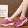 Mesh Breathable Rocker Sole Shoes Slip On Sneakers