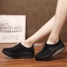 Mesh Breathable Rocker Sole Shoes Slip On Sneakers