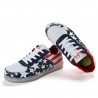 USB Unisex LED Light Lace Up Outdoor Sportswear Sneaker Luminous Casual Shoes