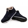 Large Size Lace Up Warm Wool Lining Round Toe Snow Casual Shoes