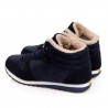 Large Size Lace Up Warm Wool Lining Round Toe Snow Casual Shoes