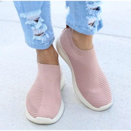 Large Size Women Mesh Outdoor Slip On Sneakers