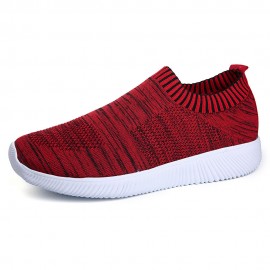 Large Size Women Mesh Breathable Slip On Casual Sneakers