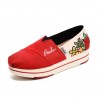 Women Chic Shoes Breathable Summer Casual Shoes Slip-on Platform Canvas