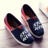 Women Chic Shoes Breathable Summer Casual Shoes Slip-on Platform Canvas