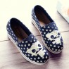 Women Casual Shoes Chic Platform Canvas Slip On Colorful Shoes