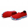 US Size 5-13 Women Hand-made Knit Shoes Casual Breathable Comfortable Walking Shoes Outdoor Flats