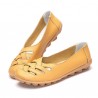 Large Size Hollow Out Leather Loafers Moccasin Casual Flats