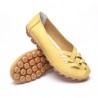 Large Size Hollow Out Leather Loafers Moccasin Casual Flats