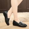 Leather Casual Shoes Soft Solt Slip On Flats Loafers For Women