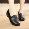 Leather Casual Shoes Soft Solt Slip On Flats Loafers For Women