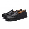 Women Casual Leather Shoes Soft Outdoor Slip On Flat Loafers Shoes