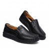 Women Casual Leather Shoes Soft Outdoor Slip On Flat Loafers Shoes