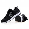 Men Knitted Breathable Light Weight Hook Loop Wlaking Shoes