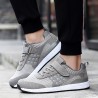 Men Knitted Breathable Light Weight Hook Loop Wlaking Shoes