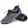 Men Lycra Mesh Bungee Closure Water Friendly Outdoor Casaul Shoes