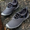 Men Lycra Mesh Bungee Closure Water Friendly Outdoor Casaul Shoes