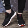 Men Mesh Breathable Lace Up Soft Sole Sport Running Sneakers