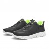 Large Size Men Microfiber Leather Running Sneakers