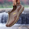 Men Mesh Fabric Breathable Slip Resistant Outdoor Hiking Sneakers