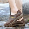 Men Mesh Fabric Breathable Slip Resistant Outdoor Hiking Sneakers