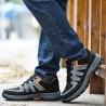 Men Steel Cap Toe Anti Smashing Puncture Proof Safety Shoes