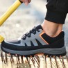 Men Steel Cap Toe Anti Smashing Puncture Proof Safety Shoes