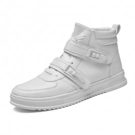 Men Metal Buckle High Top Comfy Sole Sport Casual Trainers