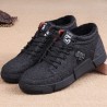 Men Canvas Comfy Trainers Warm Plush Lined Casual Ankle Boots