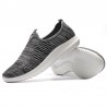 Men Breathable Knitted Fabric Slip On Hiking Casual Sneakers