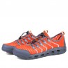 Men Bungee Closure Mesh Textile Quick Drying Upstream Shoes