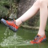 Men Bungee Closure Mesh Textile Quick Drying Upstream Shoes