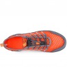 Men Bungee Closure Mesh Textile Quick Drying Upstream Shoes