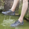 Men Bungee Closure Mesh Textile Quick Drying Upstream Shoes