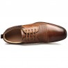 Men Retro Color Genuine Leather Slip Resistant Large Size Formal Shoes