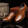 Large Size Men Microfiber Leather Slip Resistant Formal Dress Shoes