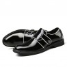 Men British Style Microfiber Leather Slip Resistant Formal Shoes