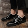 Men British Style Microfiber Leather Slip Resistant Formal Shoes