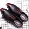 Men Retro Leather Slip Resistant Business Casual Formal Shoes