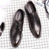 Men Retro Leather Slip Resistant Business Casual Formal Shoes