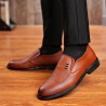 Men Classic Pointed Toe Slip On Business Formal Dress Shoes