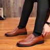 Men Classic Pointed Toe Slip On Business Formal Dress Shoes