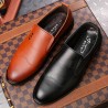 Men Classic Pointed Toe Slip On Business Formal Dress Shoes