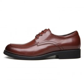 Men Round Toe Classic Lace Up Business Casual Shoes